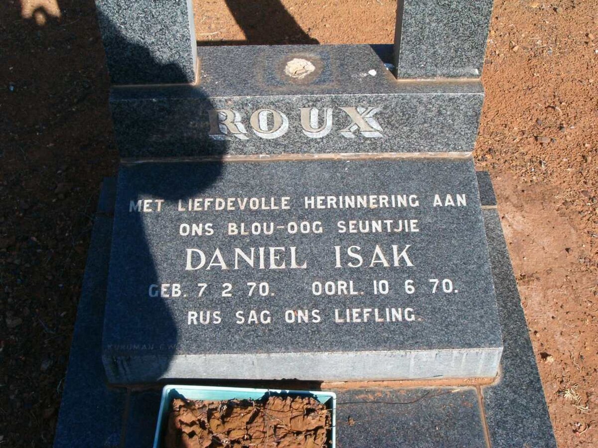 ROUX Daniel Isak 1970-1970