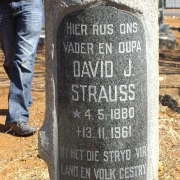 STRAUSS David J. 1880-1961