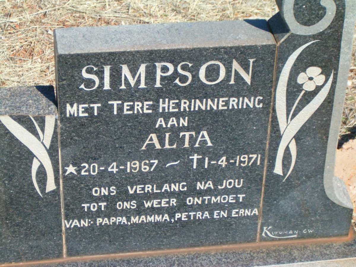 SIMPSON Alta 1967-1971