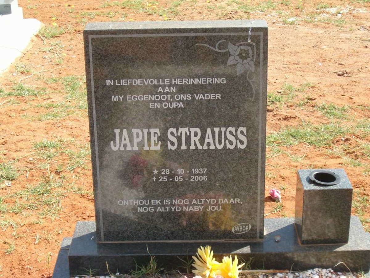 STRAUSS Japie 1937-2006