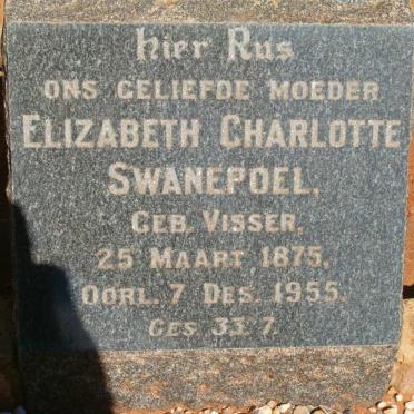 SWANEPOEL Elizabeth Charlotte nee VISSER 1875-1955