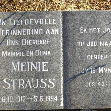 STRAUSS Meinie 1912-1994