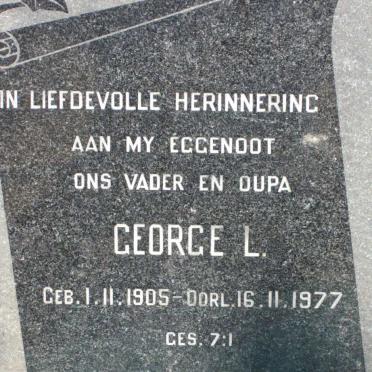 THORPE George L. 1905-1977