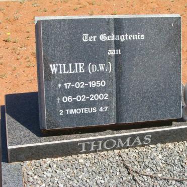 THOMAS D.W. 1950-2002