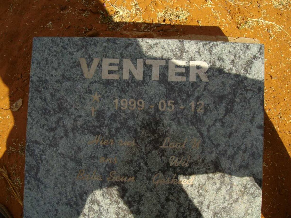 VENTER Baba Seun 1999-1999
