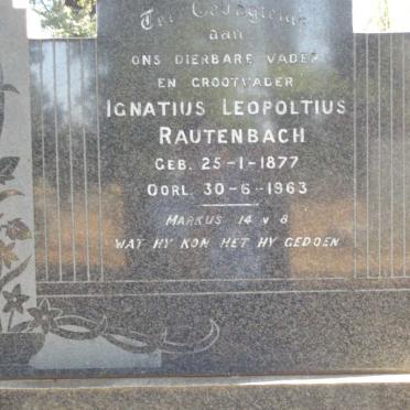 VILLIERS Ignatius Leopoltius Rautenbach, de 1877-1963