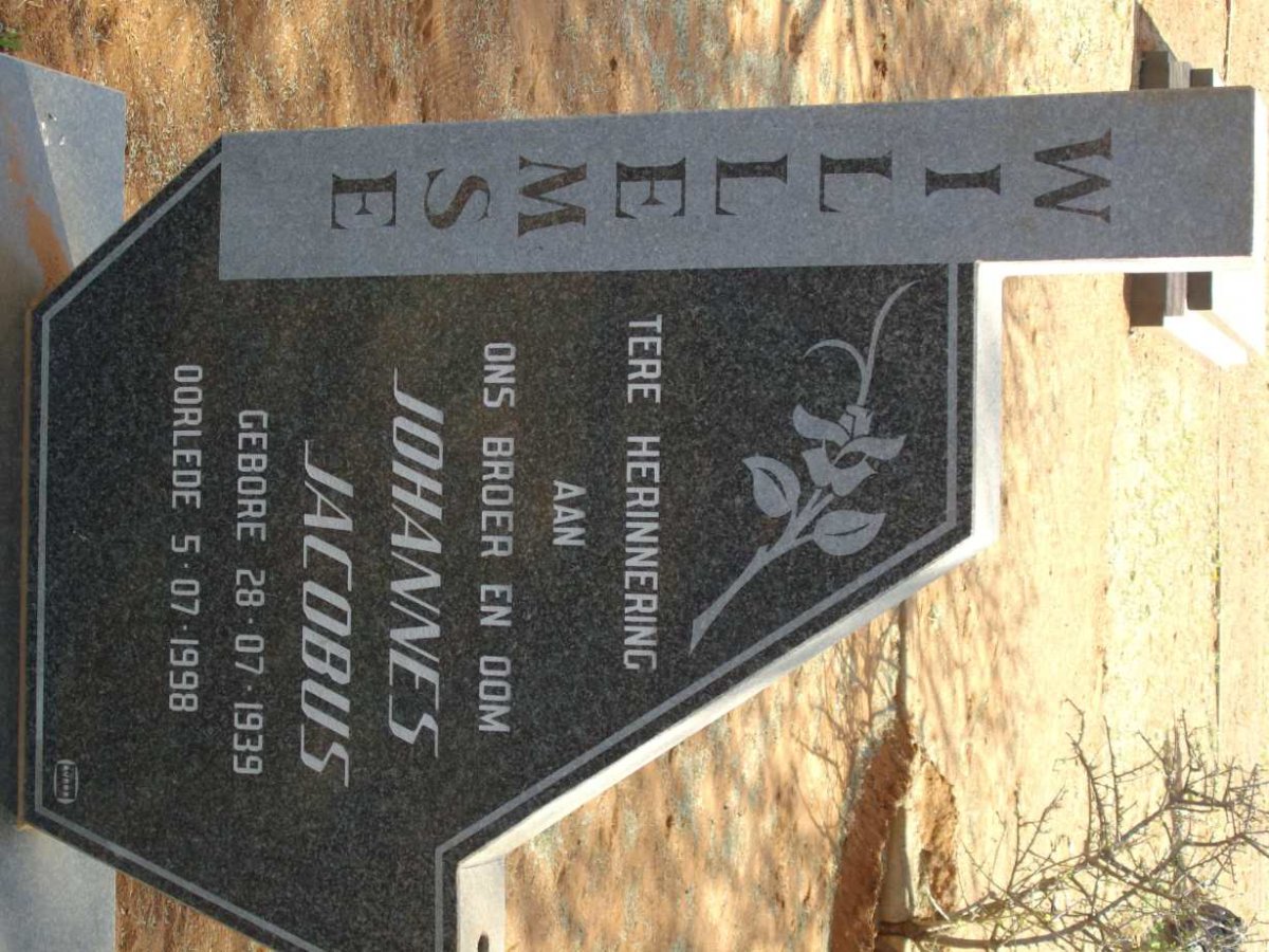 WILLEMSE Johannes Jacobus 1939-1998