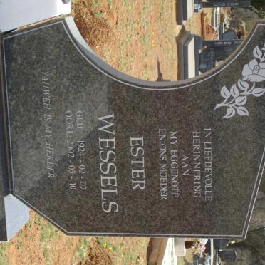 WESSELS Ester 1924-2002