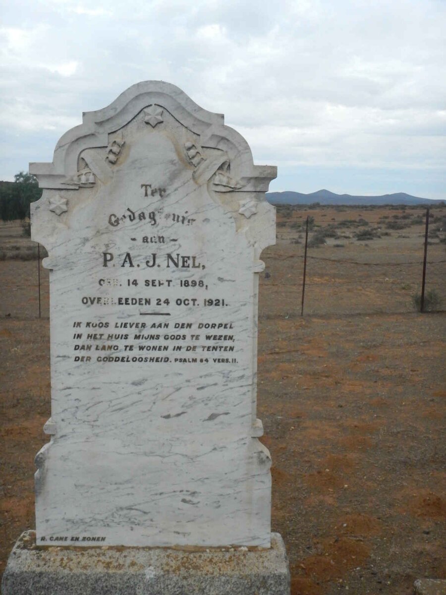 NEL P.A.J. 1898-1921