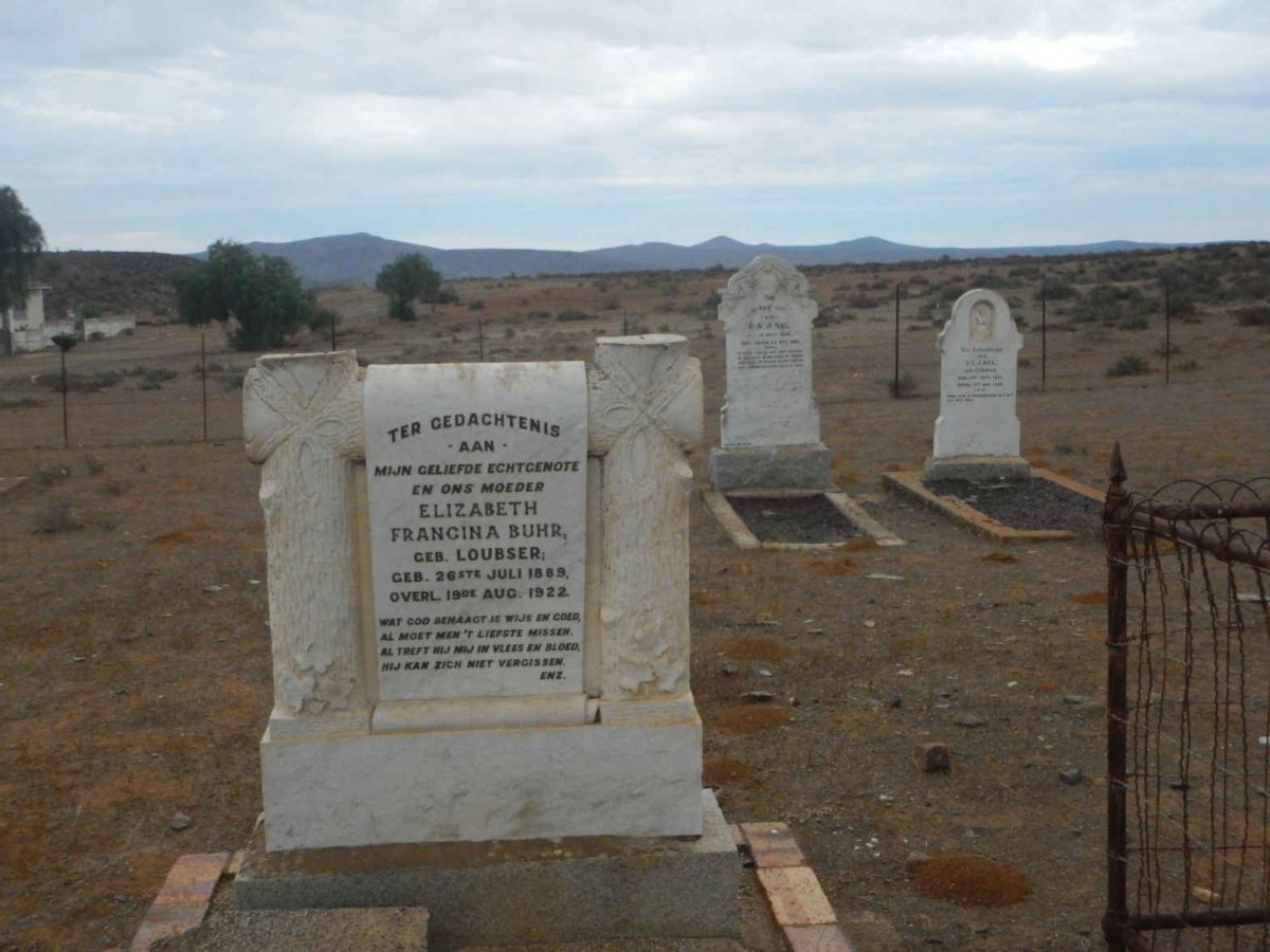 BUHR Elizabeth Francina nee LOUBSER 1889-1922