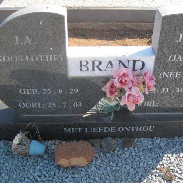 BRAND J.A. 1929-2003 &amp; J.S.J. SMITH 1934-