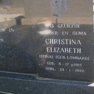 KEARNEY William David 1912-1976 &amp; Christina Elizabeth LOMBARD 1915-1982