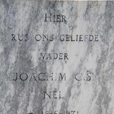 NEL Joachim C.S. 1871-1959