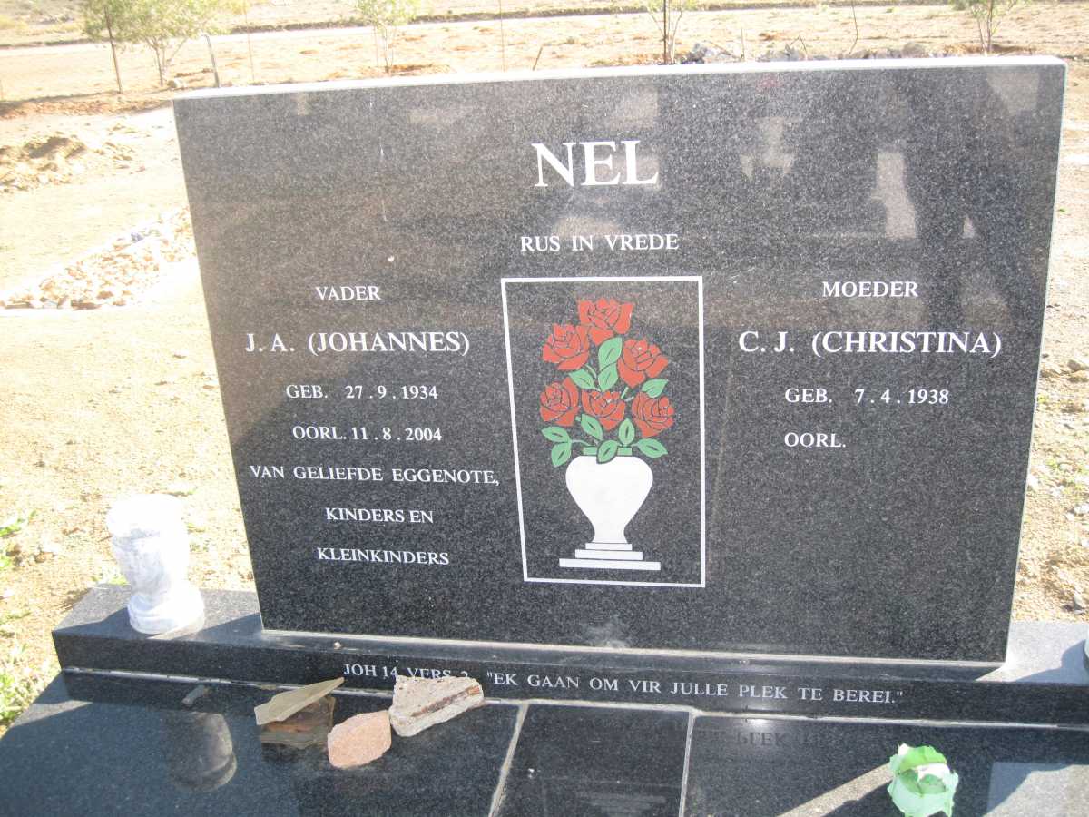 NEL J.A. 1934-2004 &amp; C.J. 1938-