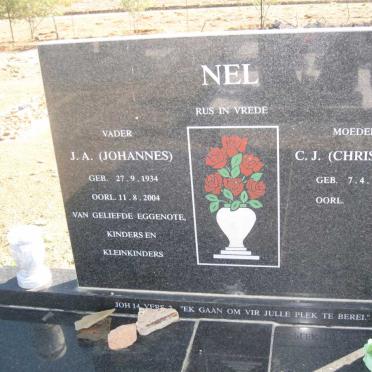 NEL J.A. 1934-2004 &amp; C.J. 1938-