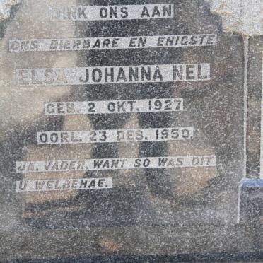 NEL Elsa Johanna 1927-1950