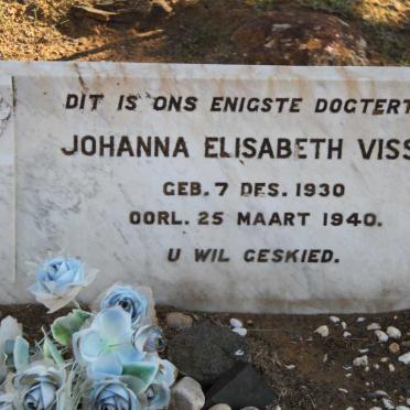 VISSER Johanna Elizabeth 1930-1940