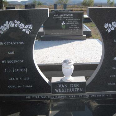 WESTHUIZEN J.J., van der 1915-1994 &amp; M.H. BASSON 1916-1997