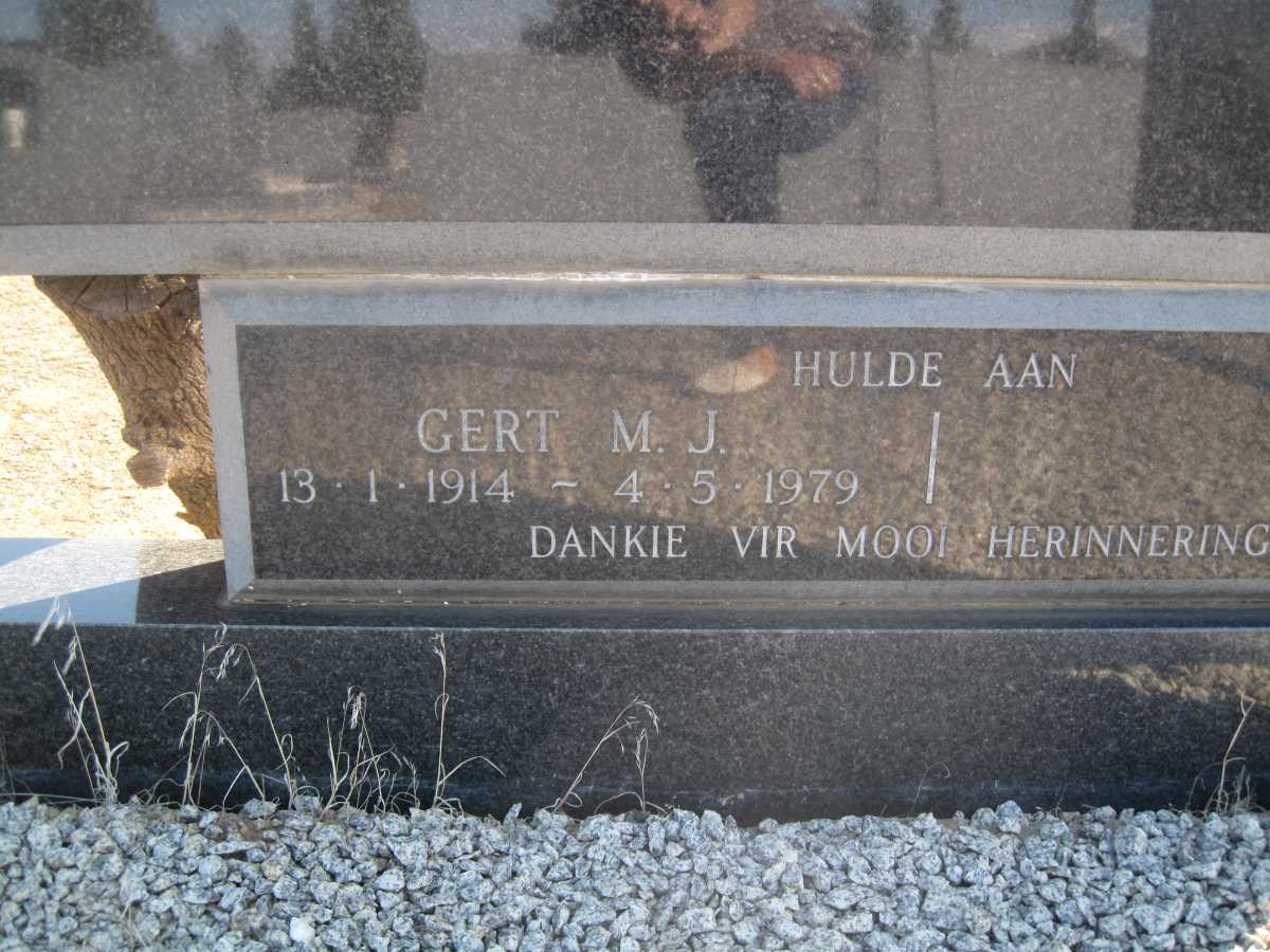WYK Gert M.J., van 1914-1979