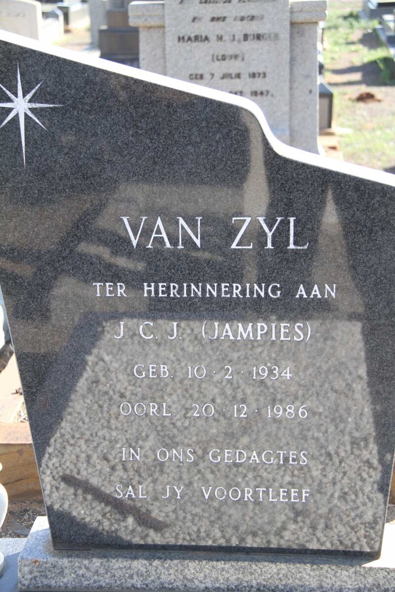 ZYL J.C.J., van 1934-1986