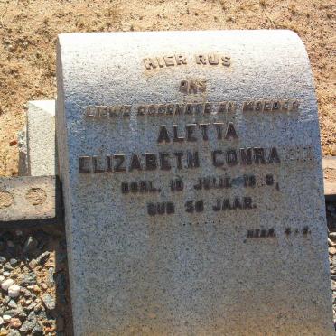 CONRADIE Aletta Elizabeth -19?0