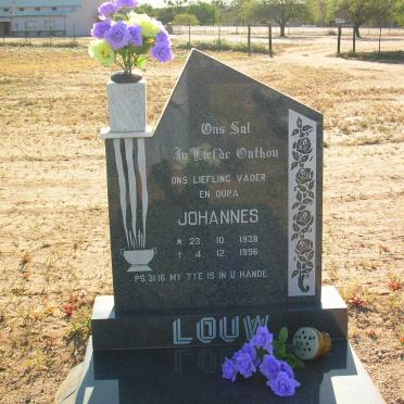 LOUW Johannes 1938-1996