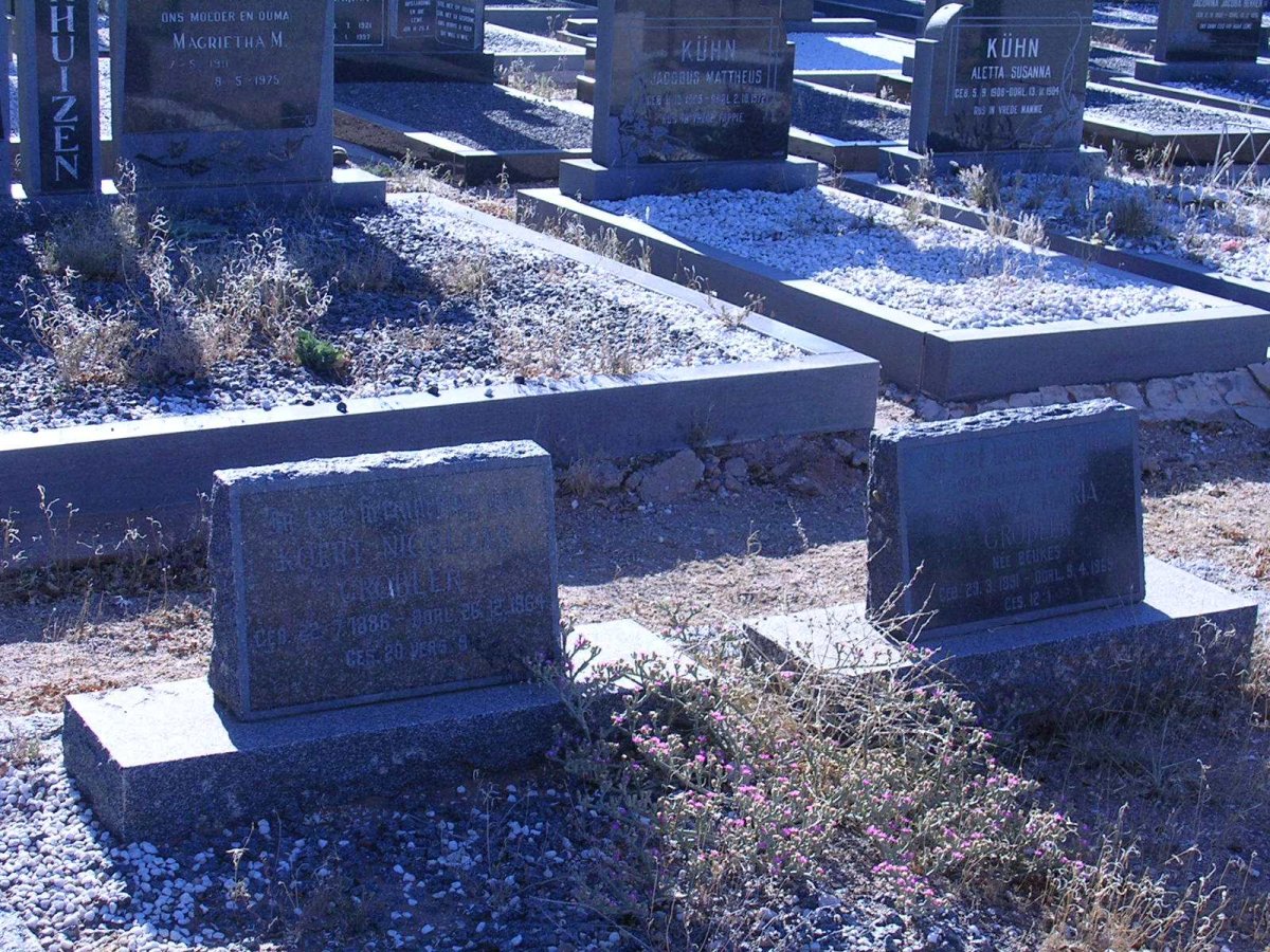 GROBLER Koert Nicolaas 1886-1964  &amp; Johanna Maria BEUKES 1891-1969