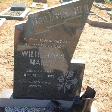 RENSBURG Sybrand Gerhardus, van 1888-1972 en Wilhelmina Maria 1888-1972