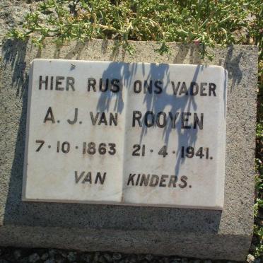 ROOYEN A.J., van 1863-1941