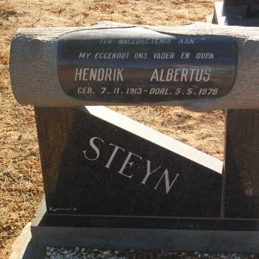 STEYN Hendrik Albertus 1913-1978