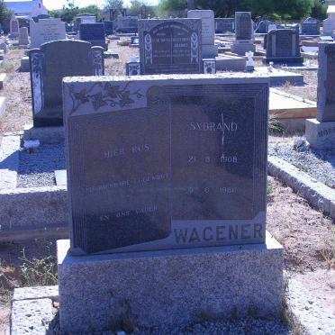 WAGENER Sybrand 1908-1960