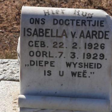 AARDE Isabella, v. 1926-1929 
