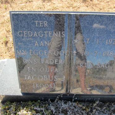 JOOSTE Jacobus J. 1927-1984