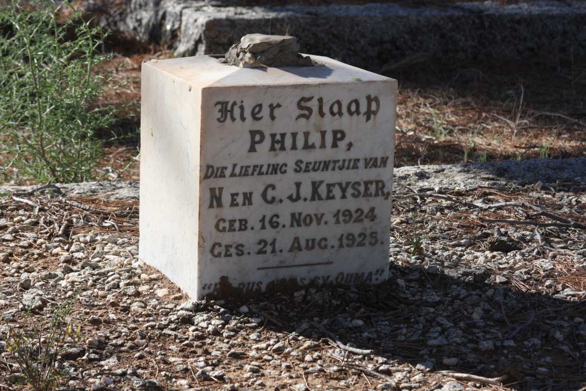 KEYSER Philip 1924-1925