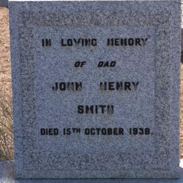 SMITH John Henry -1938