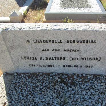 WALTERS Louisa H. nee WILSON 1891-1963