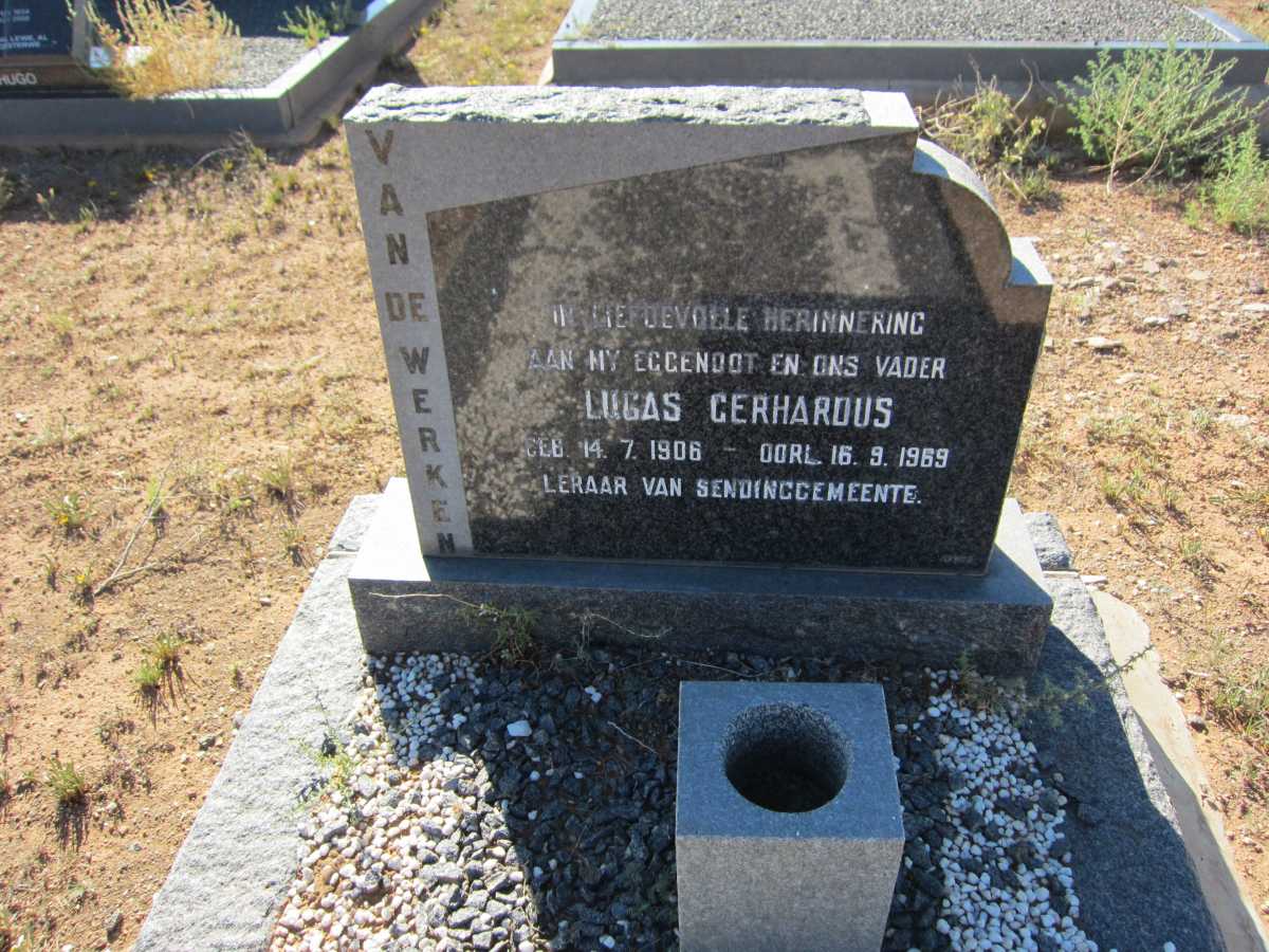 WERKEN Lucas Gerhardus, van de 1906-1969