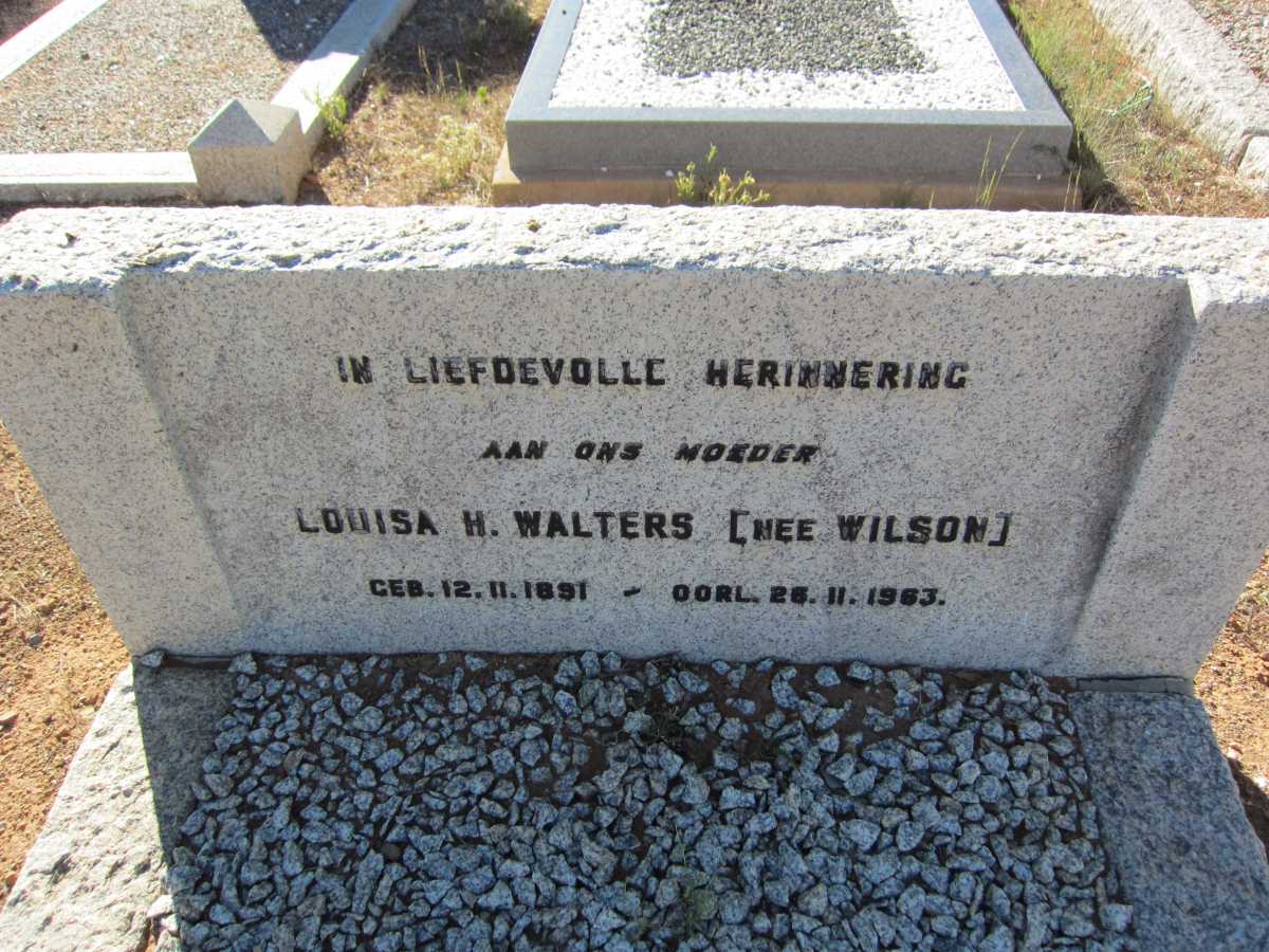 WALTERS Louisa H. nee WILSON 1891-1963