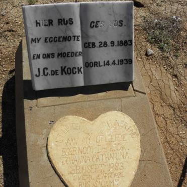 KOCK J.C., de 1883-1939 &amp; Johanna Catharina 1883-1939