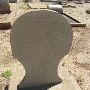 LIEBENBERG G.J. 1912-1919