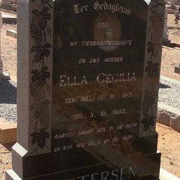PIETERSEN Ella Cecilia nee NEL 1913-1963