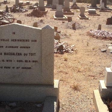 TOIT J.J., du 1872-1945 &amp; Maria Magdalena 1876-1960