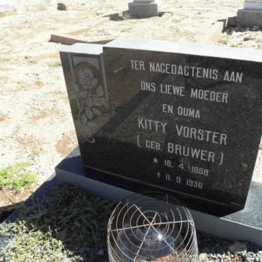 VORSTER Kitty nee BRUWER 1888-1936