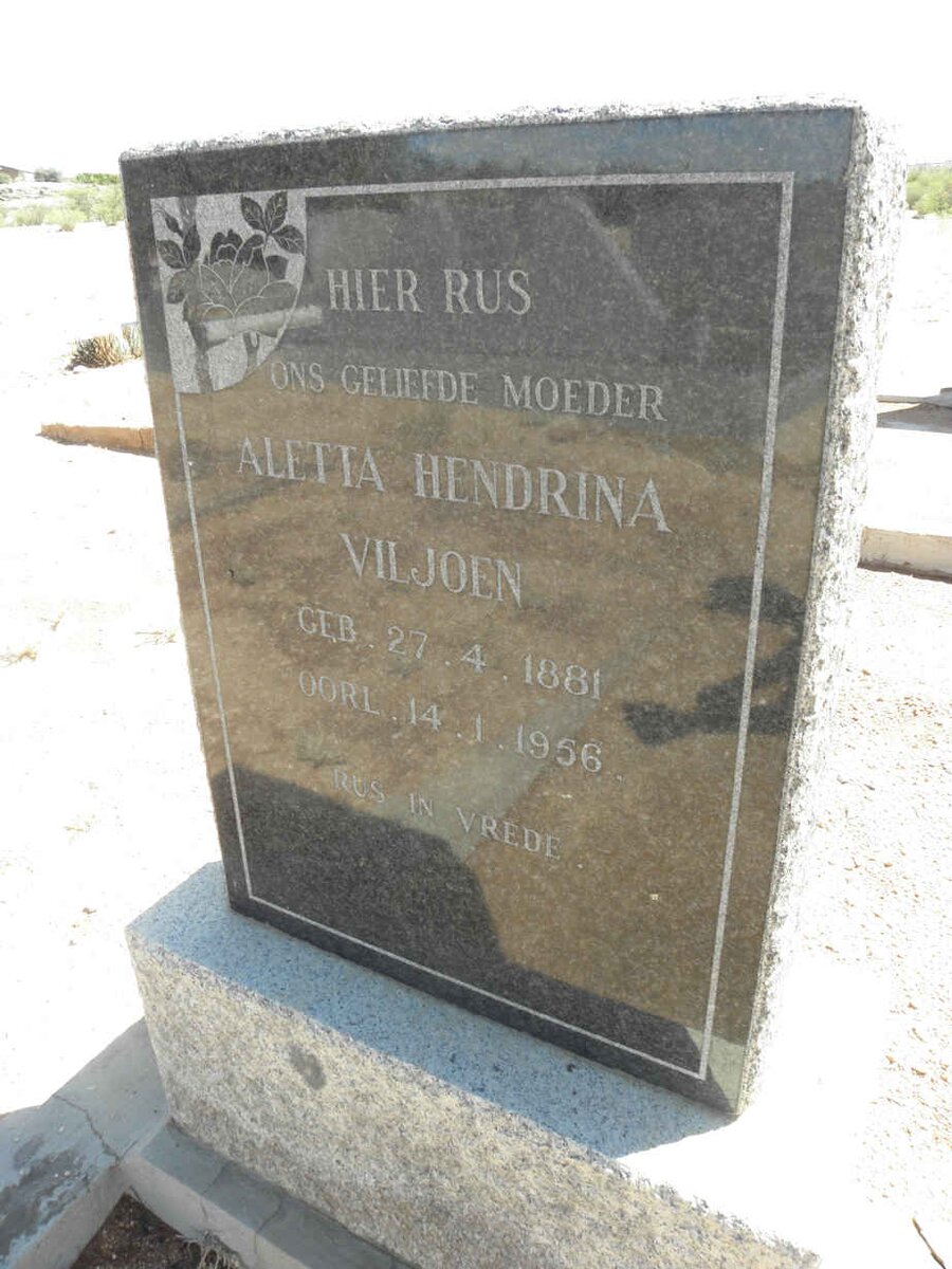 VILJOEN Aletta Hendrina 1881-1956