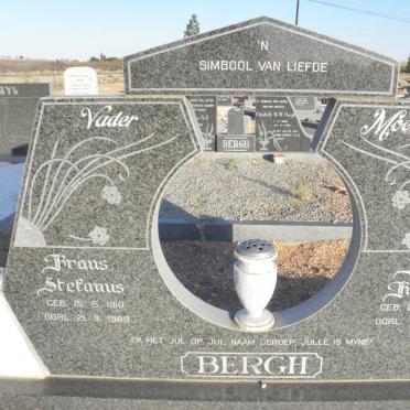 BERGH Frans Stefanus 1910-1989 &amp; Anna Helena 1909-2008