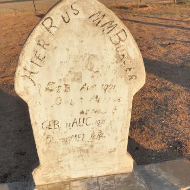 BURGER M.M. 1901-1919