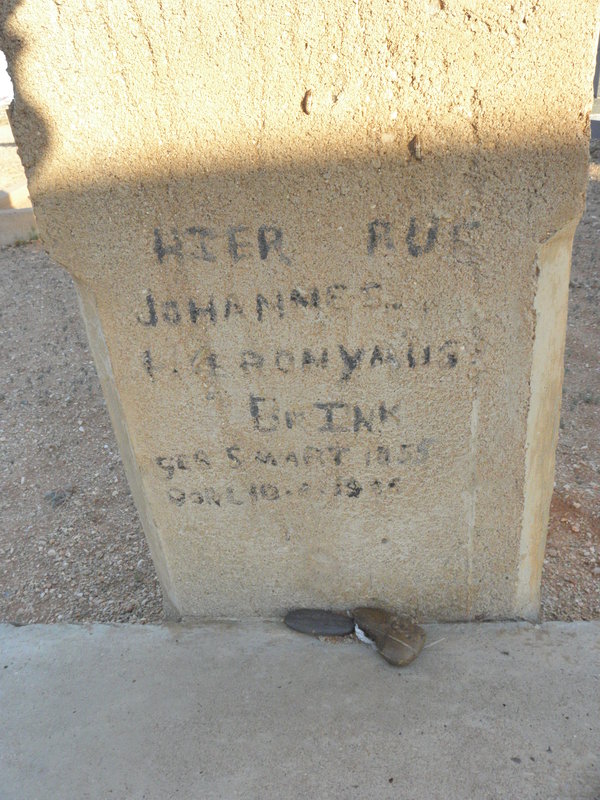 BRINK Johannes Heronymus 1855-1936