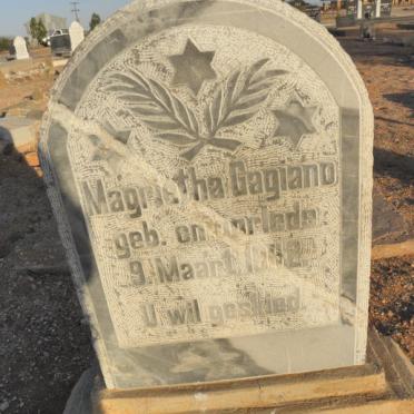 GAGIANO Magrietha 1842-1842