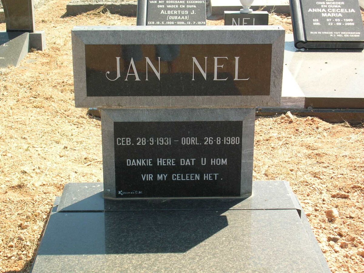NEL Jan 1931-1980