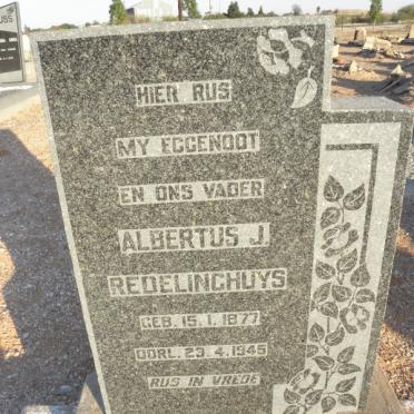 REDELINGHUYS Albertus J. 1877-1945